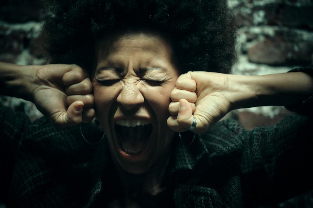 close up photo of screaming woman